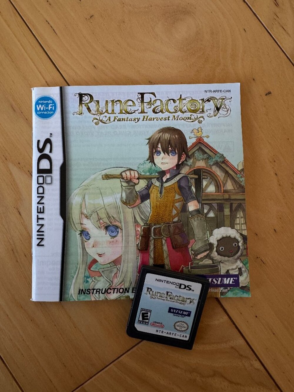 Rune Factory Harvest Moon Nintendo Game Boy DS Game with Manual